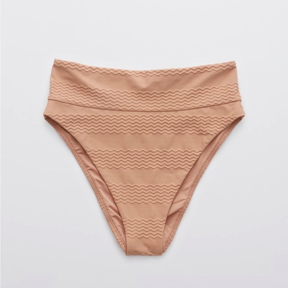 [Aerie] NWT Jacquard High
Cut Cheeky Bikini Bottoms - Picture 1 of 11